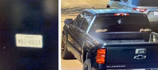 Katy Police are searching for a 2018 grey Chevrolet Silverado with Texas License plate MBZ 0614.